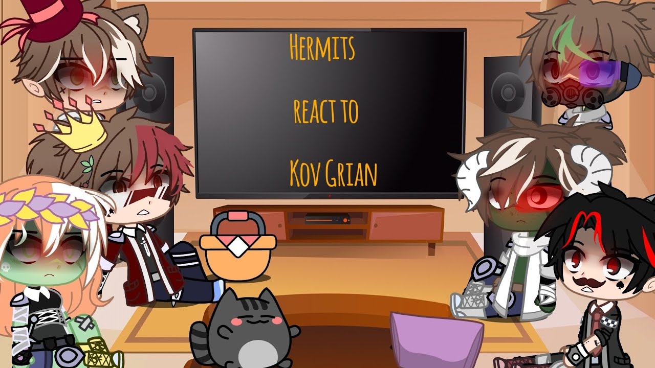 Hermits react to Kov! Grian//Angst//Kov