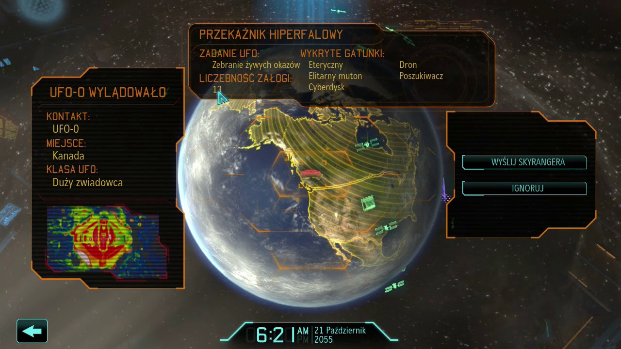 XCOM Enemy Within Large Scout na mapie MilitaryAmmo i 42 obcych zamiast 13.