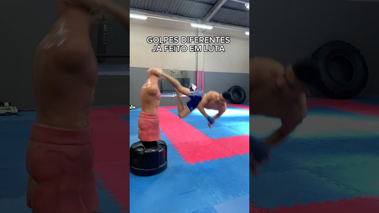 GOLPES DIFERENTES FEITO EM LUTA. VERS&Atilde;O TKD🌪️#kickboxing #muaythai #karate #taekwondo #martialarts