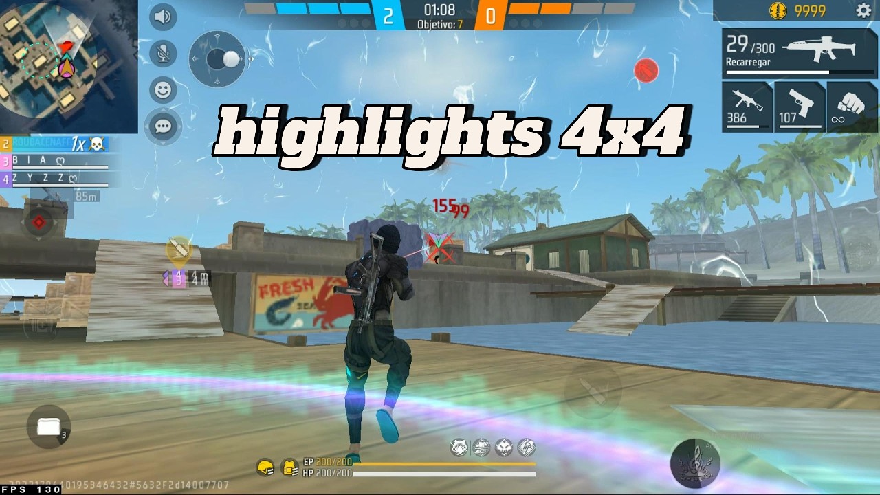 pouca sensi no 4x4 highlights free fire 😆