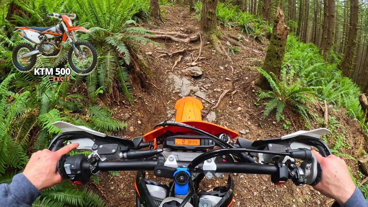 First Ride on a KTM 500 EXC-F
