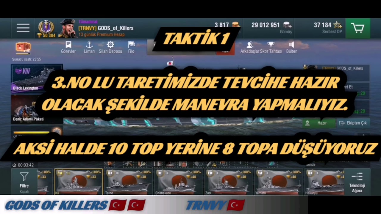 Wows Blitz Japonese Tier 7th MUTSU and Tier 8 KII Premium Battleships Presentation and Review Video