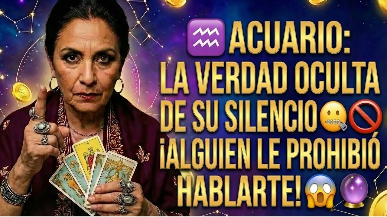 ♒ Acuario: La verdad oculta de su silencio 🤐🚫 ¡Alguien le prohibió hablarte! 😱🔮