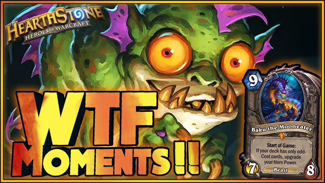Hearthstone - WTF Moments, RAGE!! - Funny and lucky Rng Moments