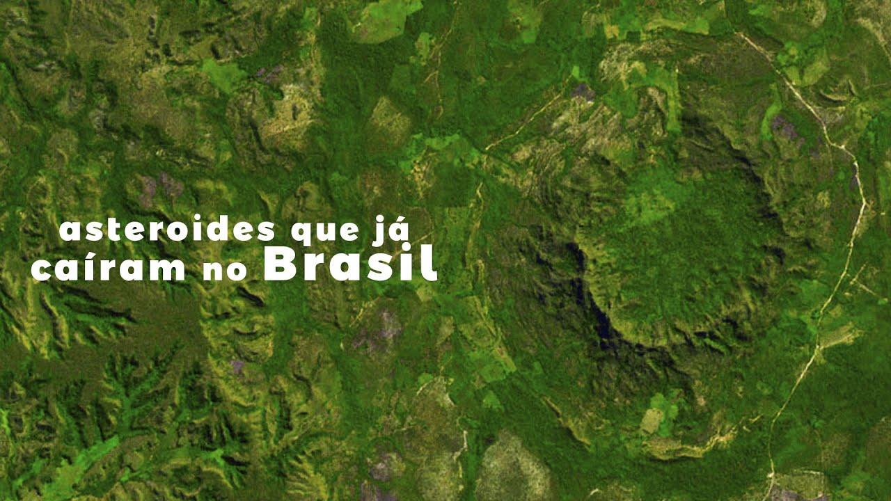5 grandes crateras de asteroides no BRASIL