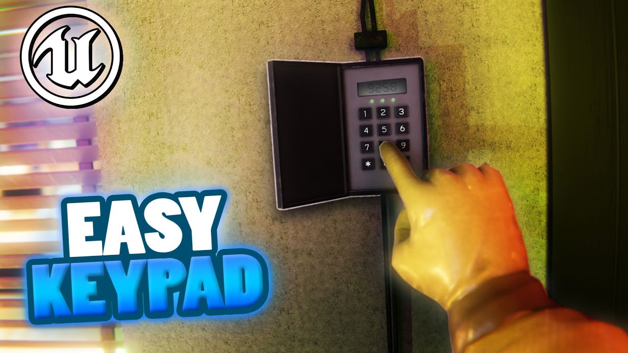 How To Create An Interactive Keypad System In UE5!