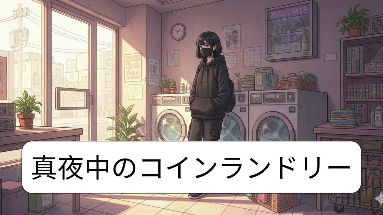 Chill / Lo-Fi】真夜中のコインランドリー (Midnight Coin Laundry) - YOIN | 眠れない夜のBGM