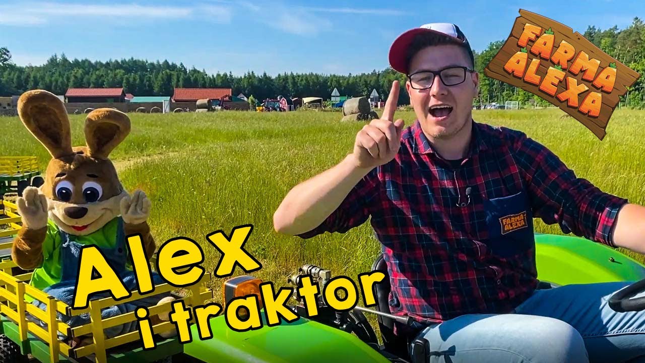 Alex i traktor! | Zobaczcie zielony traktor! | Nauka i zabawa dla dzieci
