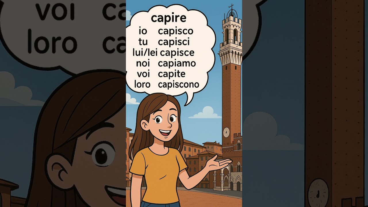 Verbo CAPIRE #italiano #italienisch #learnitalian #italian #italiaonline