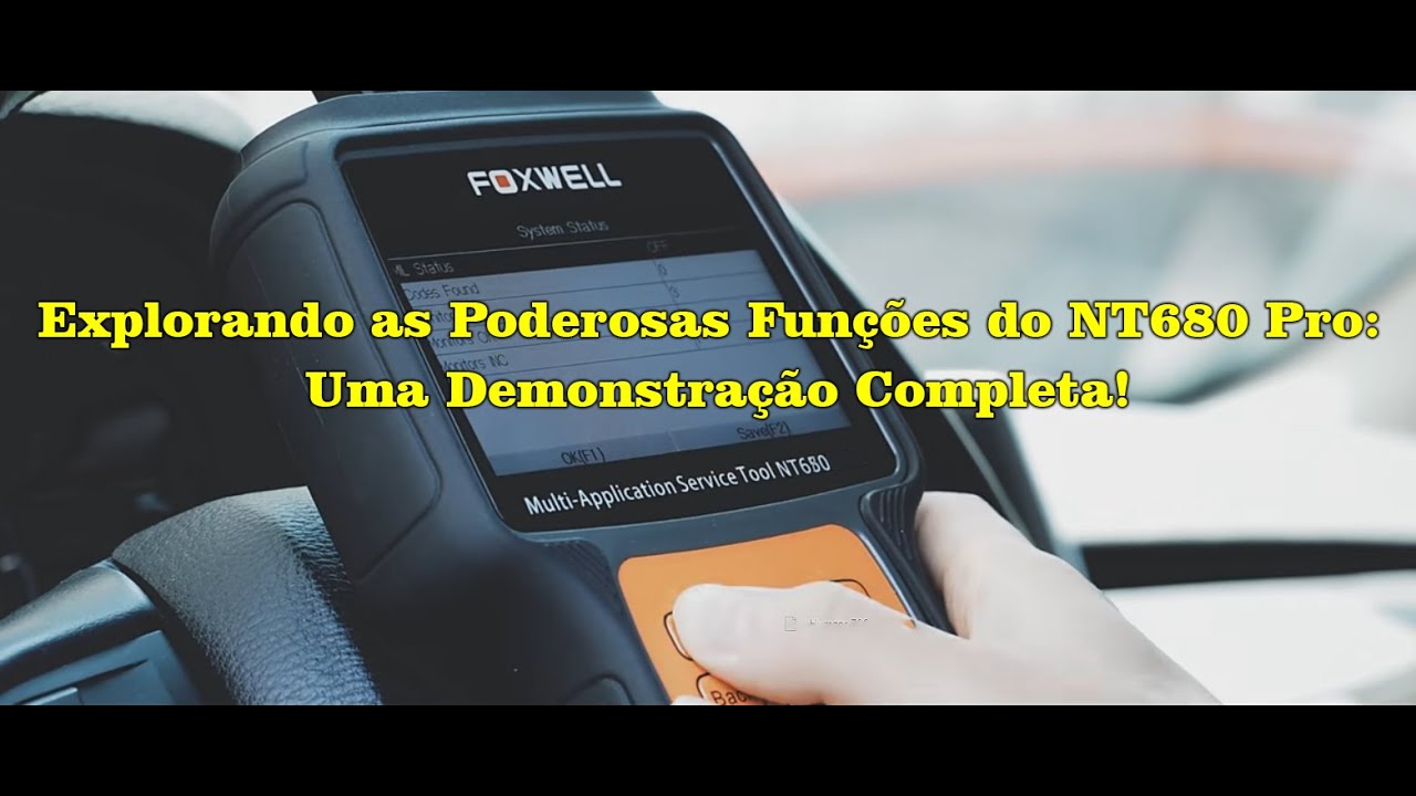 Mostrando as Poderosas Funções do Scanner Automotivo OBDII NT680 Pro: Demonstração Completa! PARTE 1