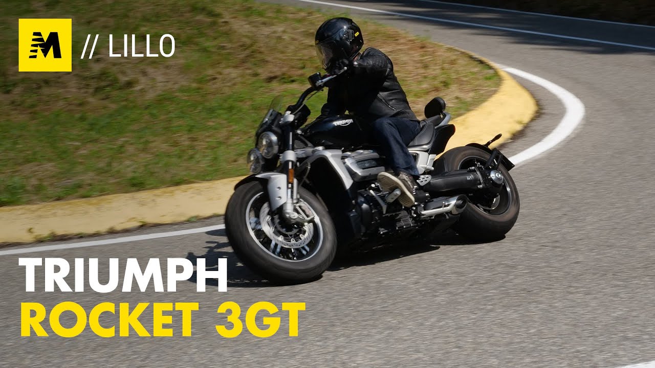 Triumph Rocket 3 GT TEST. Esagerata con garbo!
