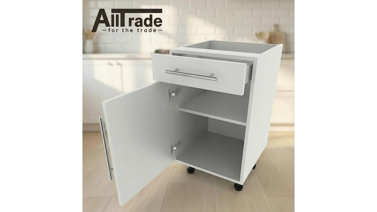 Draw Line Single Unit Assembly Guide | AllTrade Flat-Pack Kitchen Cabinet