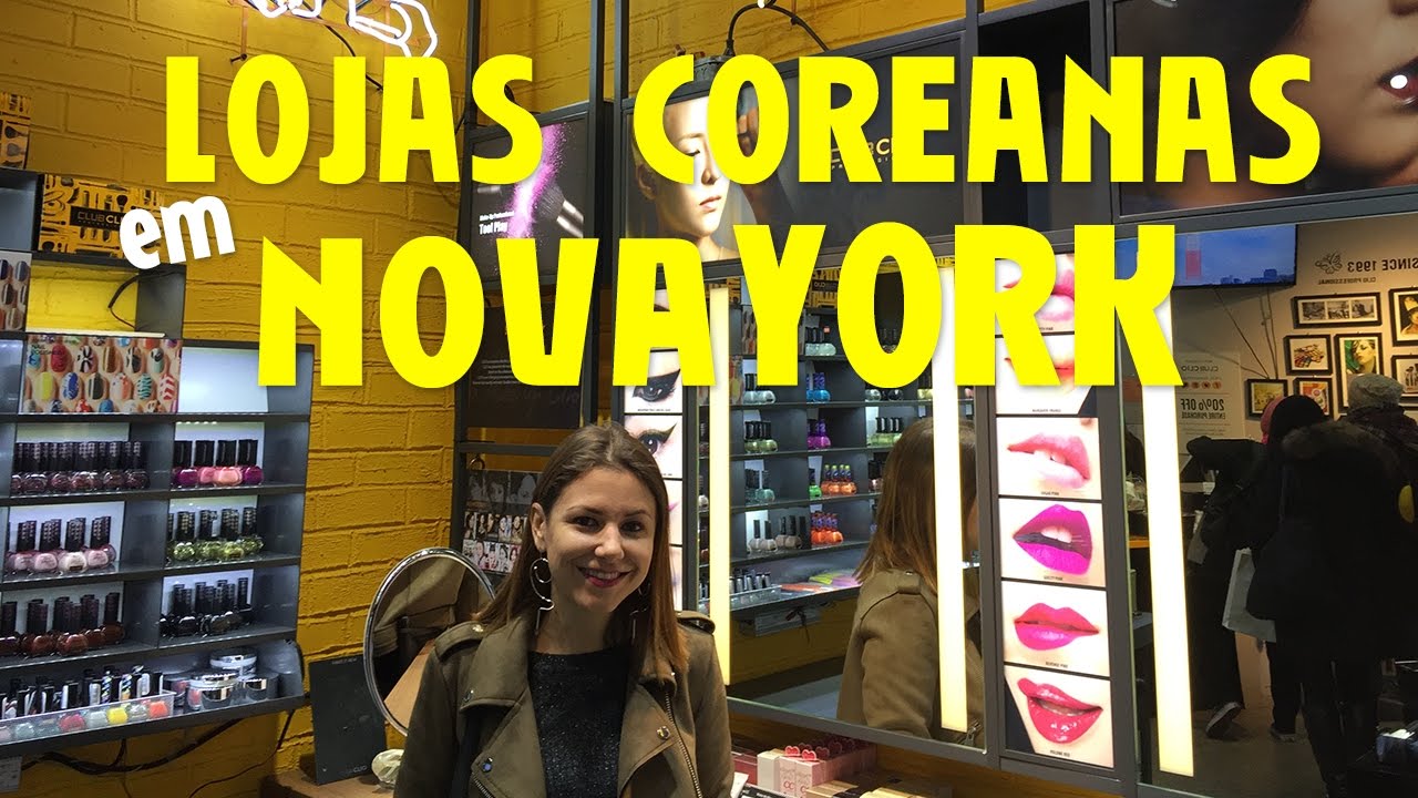 Tour por lojas de cosméticos coreanos em Nova York
