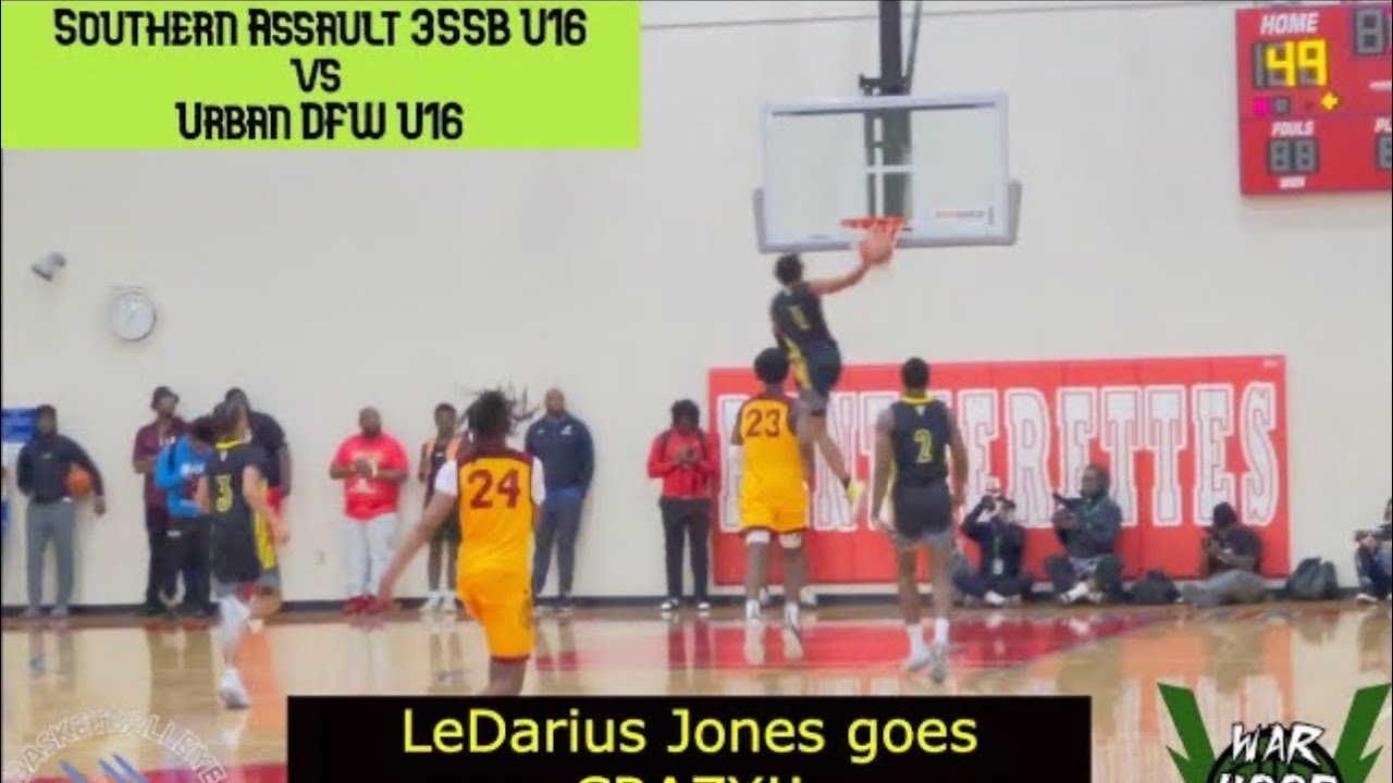 Southern Assault 3SSB vs Urban DFW 16U (Le&rsquo;Darius Jones 2025 goes NUCLEAR!) - WarB4Storm Event