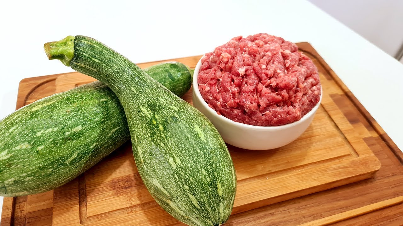 Como eu faço carne moída com abobrinha simples e fácil !