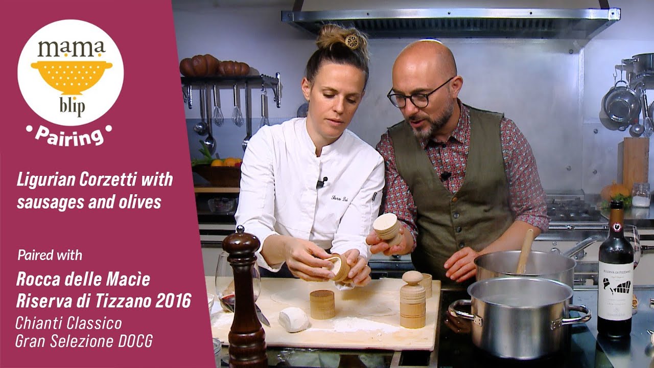 15 Minute Italian Dinner Recipe | Ligurian Corzetti Sausages paired with Rocca delle Macìe