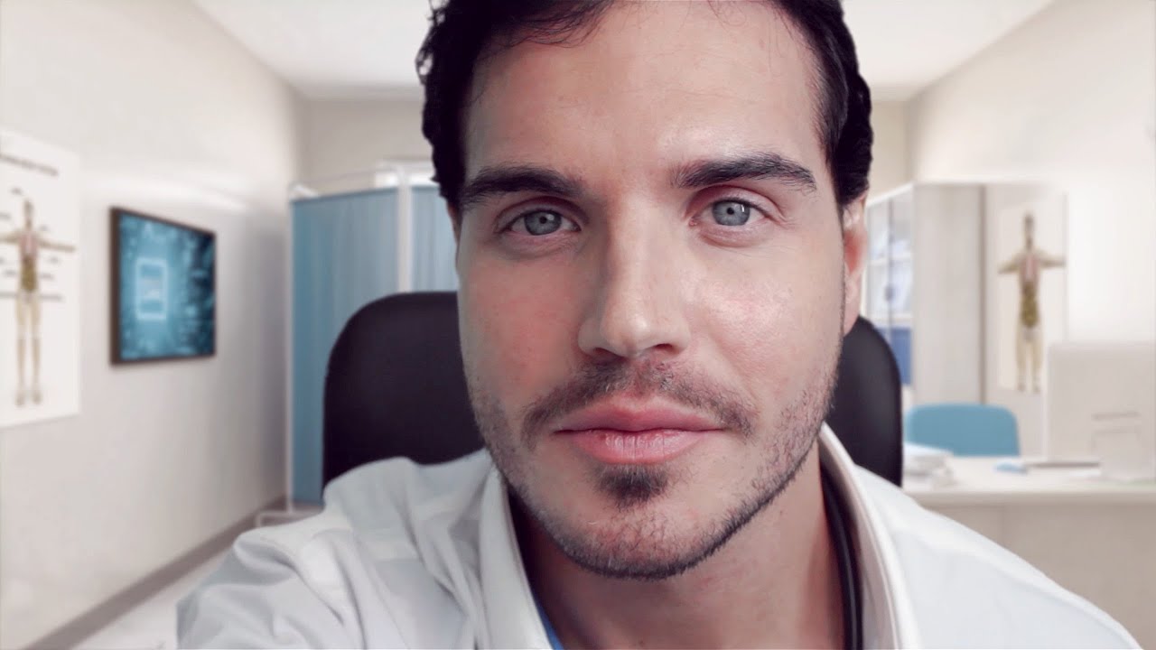 ASMR - DETAILED PHYSICAL EXAM - Eye Exam | Ear Cleaning | Cranial Nerves | Doctor/Medical Role Play