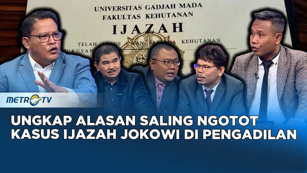 Dibalik Saling Ngotot Kasus Ijazah Jokowi & Roy Suryo CS  di Pengadilan #HOTROOM