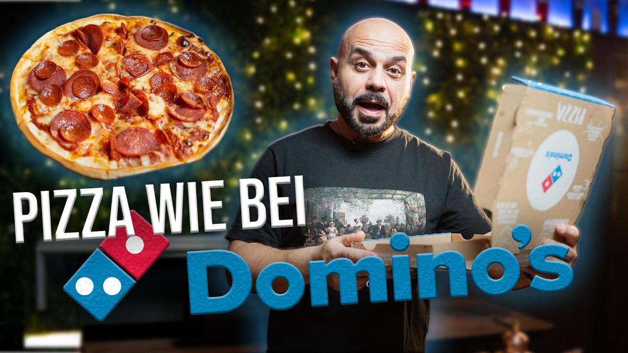 🤌🍕 Pizza wie bei Domino’s? - Ich zeige euch wie es geht! 👨‍🍳