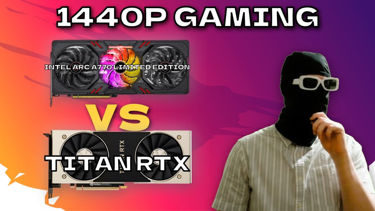 Intel Arc A770 Limited Edition vs Titan RTX (1440p Gaming Benchmarks)