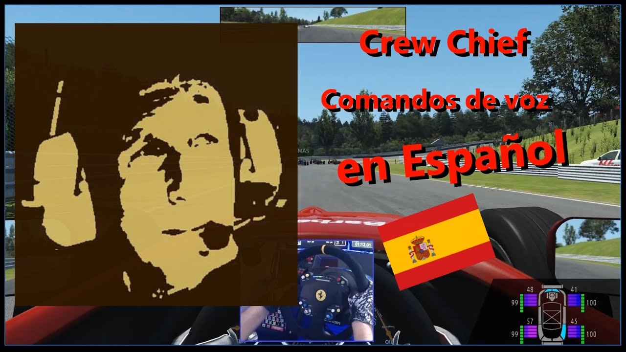 CrewChief Comandos voz español