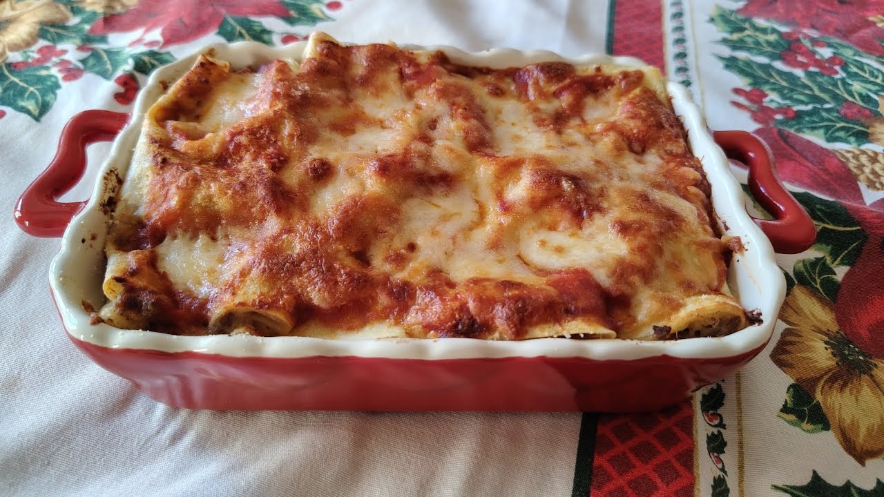 Cannelloni di capodanno con ripieno morbido