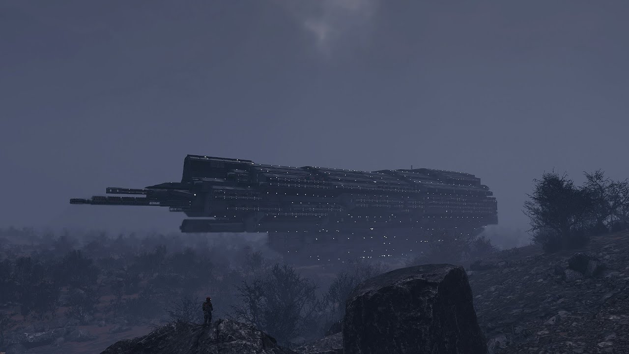 Pillar of Autumn Starfield Ship Showcase (Modded Class M)