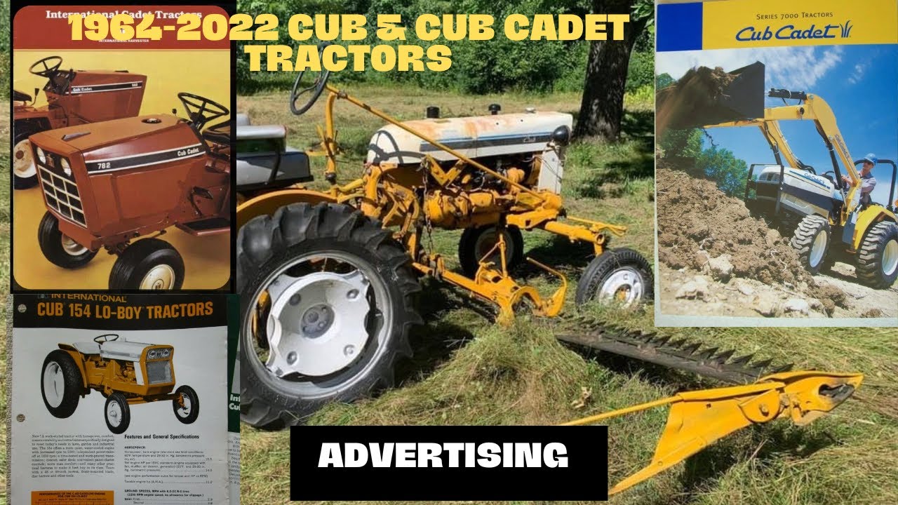 IH Farmall Cub & Cub Cadet Tractors-1964-2022
