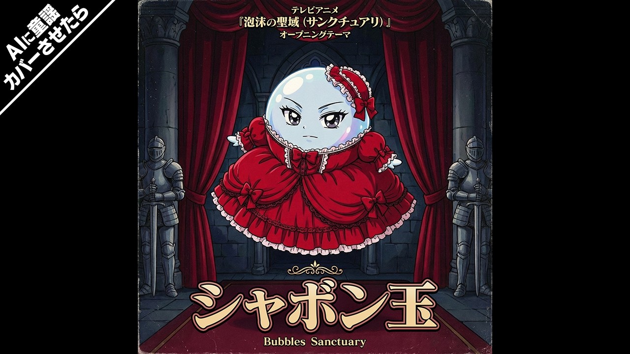 しゃぼん玉｜AIにカバーさせた結果、美少女？を守る誓いを立てさせられた。