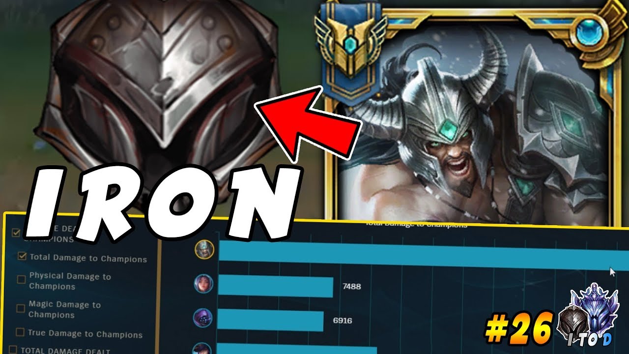 CHALLENGER Tryndamere Goes Into IRON! HARD Smurfing - League of Legends | Iron IV to Diamond Ep #26