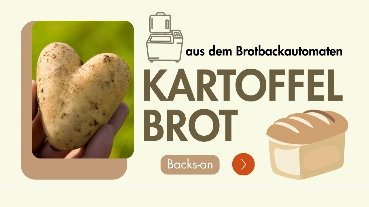 Schnell, unkompliziert und absolut alltagstauglich ist dieses Kartoffelbrot aus dem Automaten.