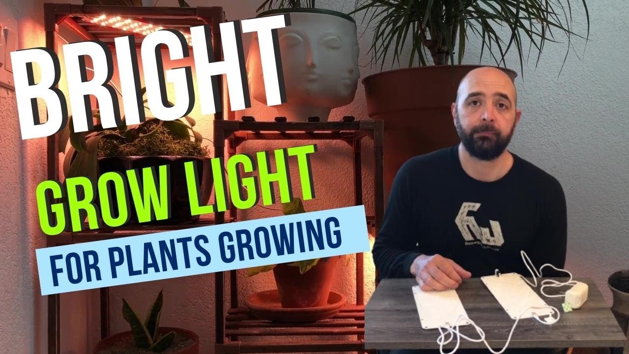 Unboxing DOMMIA Super Bright Grow Light for Plants Growing Indoor True 20W Under Cabinet Plant Light