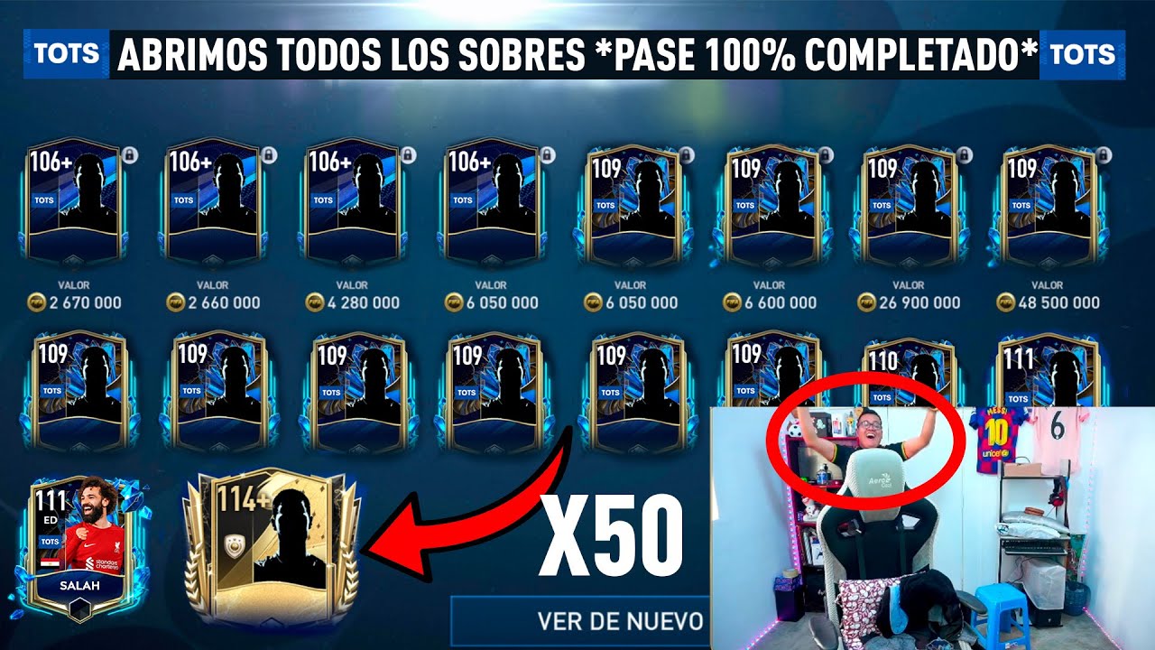 🤑 ABRO MÁS DE 50 SOBRES TOTS en FIFA MOBILE Y ME SALE ICONO PRIME +113 GRL *Pack Opening Brutal*