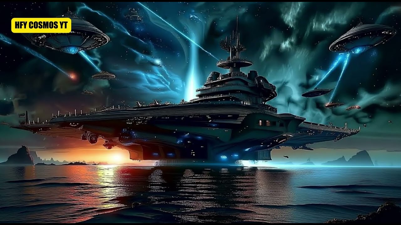Galactic visitors were Shocked by The Human Warship Has Entered the Battlefield! | HFY Sci-Fi