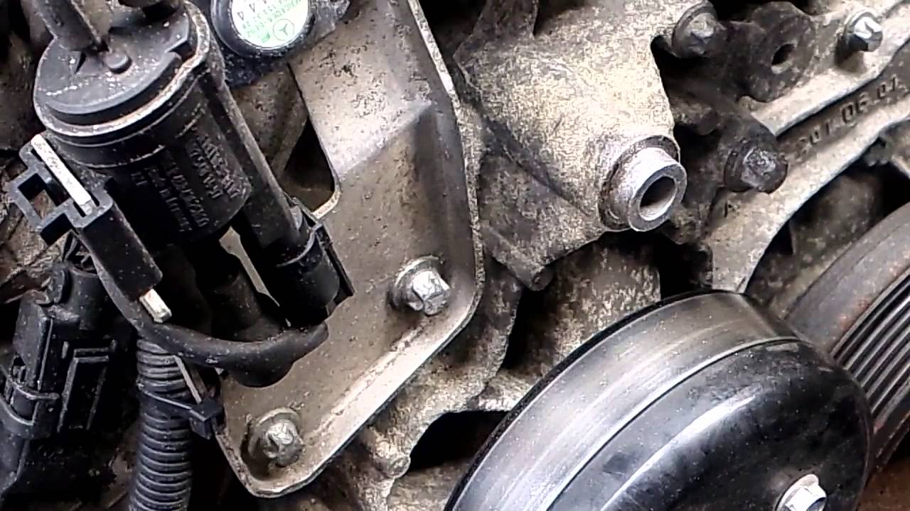 Mercedes M112 V6 water pump replacement..M113 similar