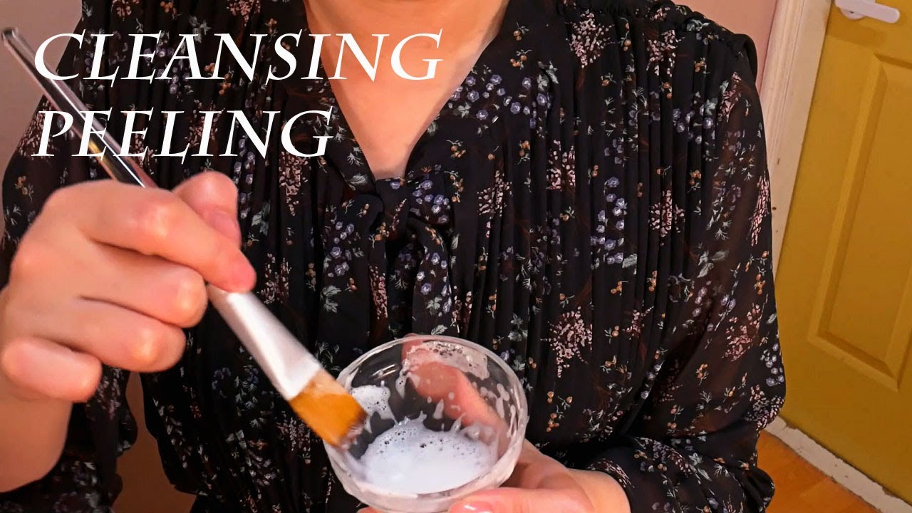 音フェチ・酵素クレンジング＆超音波ピーリングロールプレイ skin scrubber , water peeling facial sound.