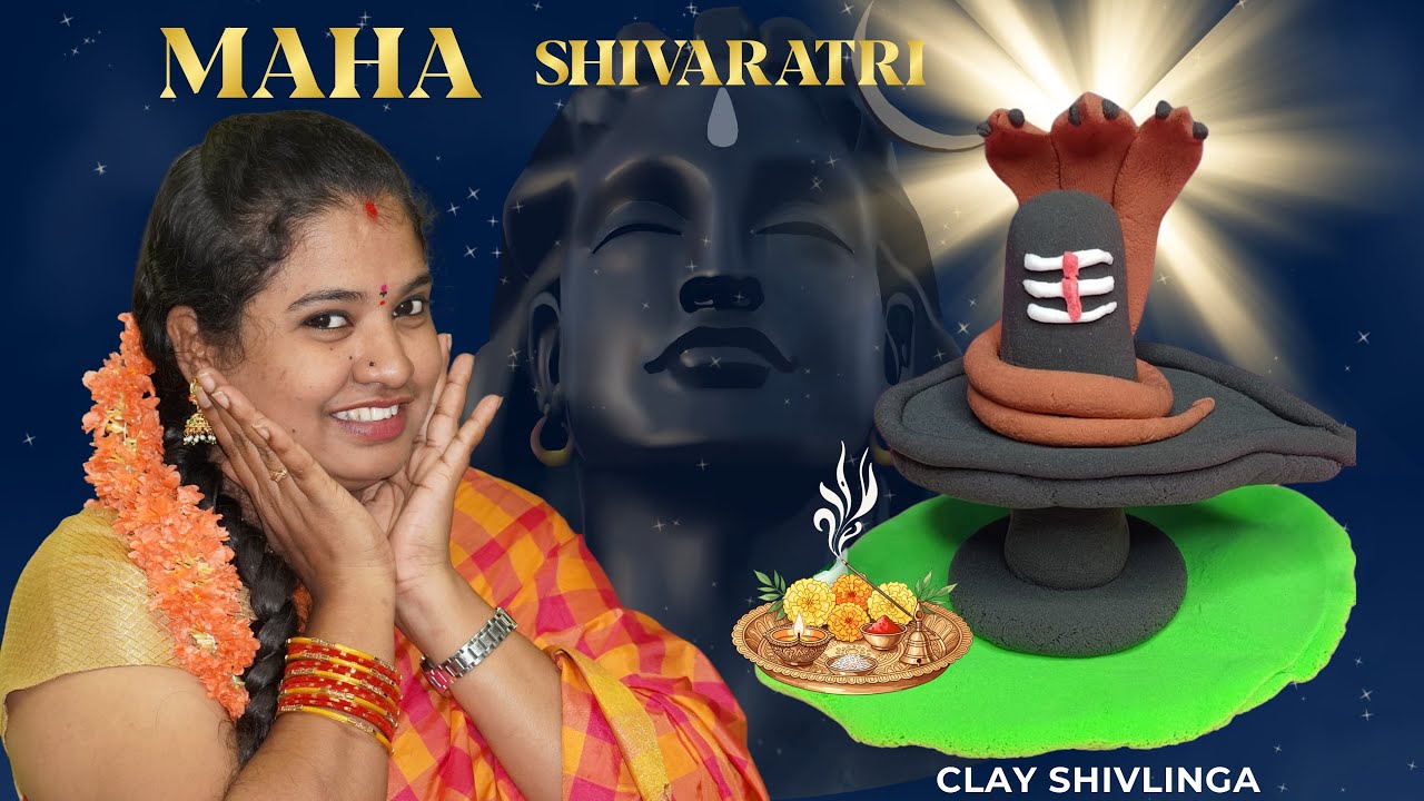 🔱DIY Lord Shiva Lingam Clay Model,Mahashivratri🔱 Craft Idea, How to make shivling with super clay🔱