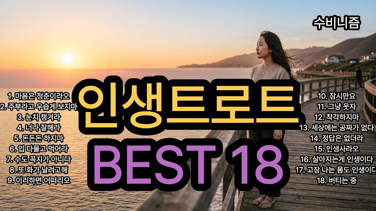 속이 다 시원한 100% 리얼 트로트 메들리 | 주부님들 가슴 뻥 뚫어주는 사이다 노래 18곡 | 작사가 조수빈 인생 고백 | 수비니즘