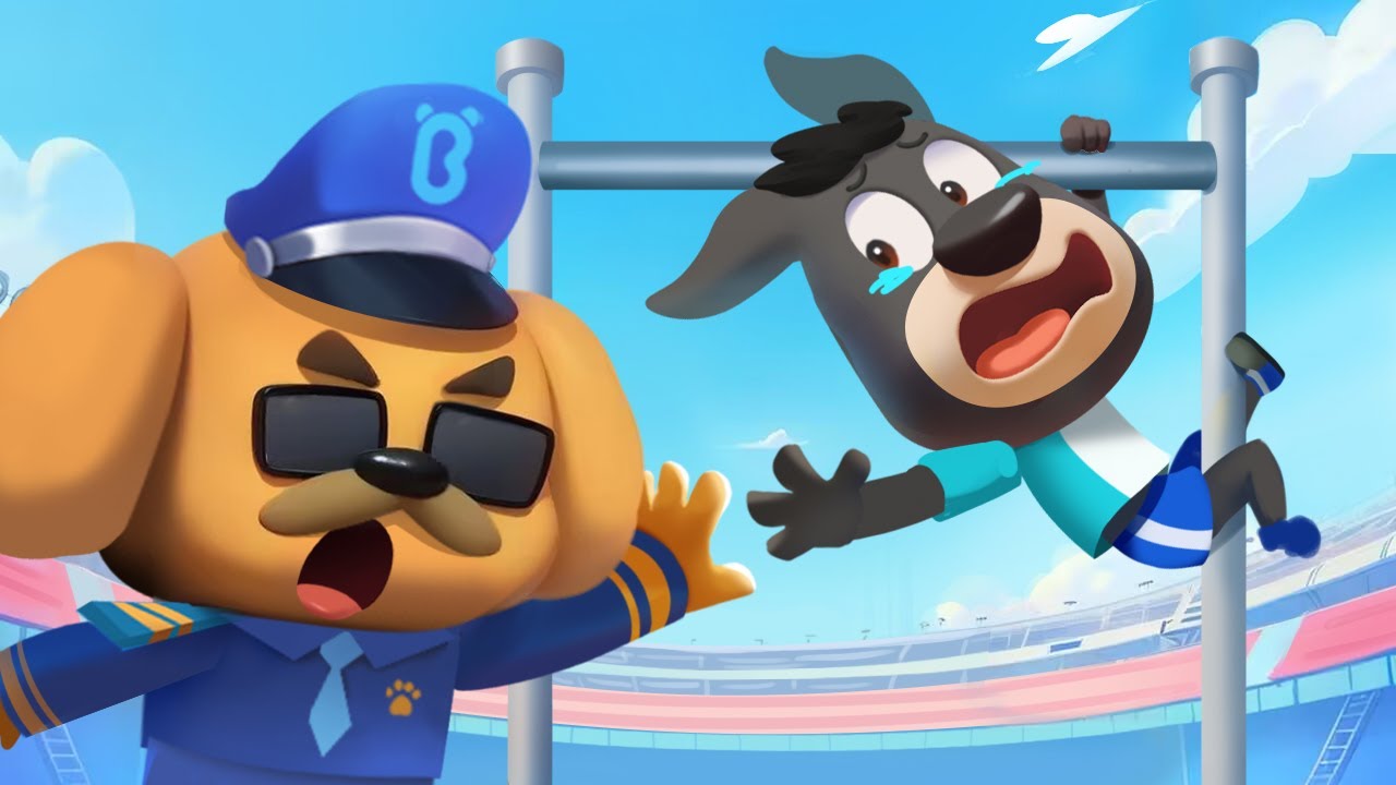 วันกีฬาแสนสนุก | น้องหมึกทะเลตัวเหม็น | การ์ตูนเด็ก | เบบี้บัส | Kids Cartoon | BabyBus