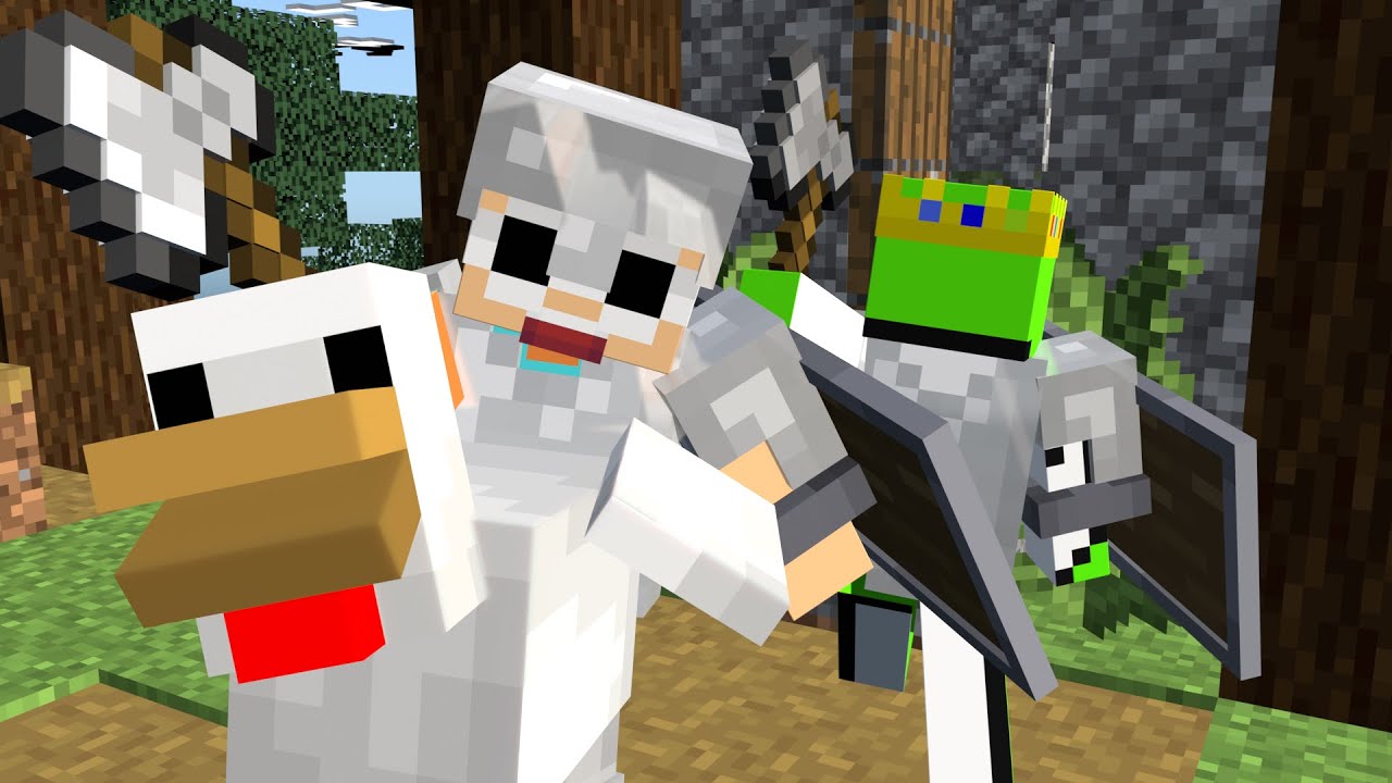 PROTECT THE CHIMKIN!!!/ Dream & George Moments | Blender Animation