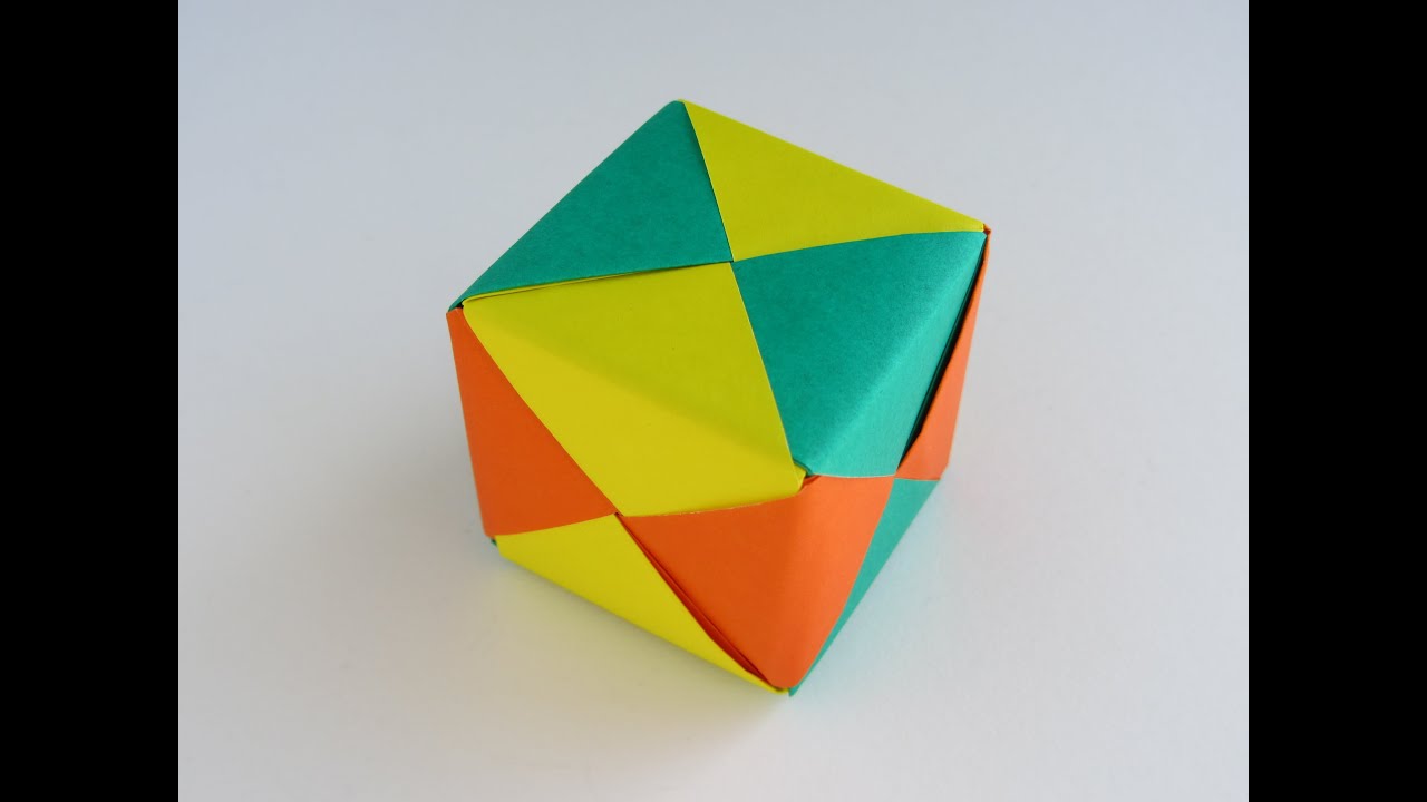 Origami Modular Sonobe Cube