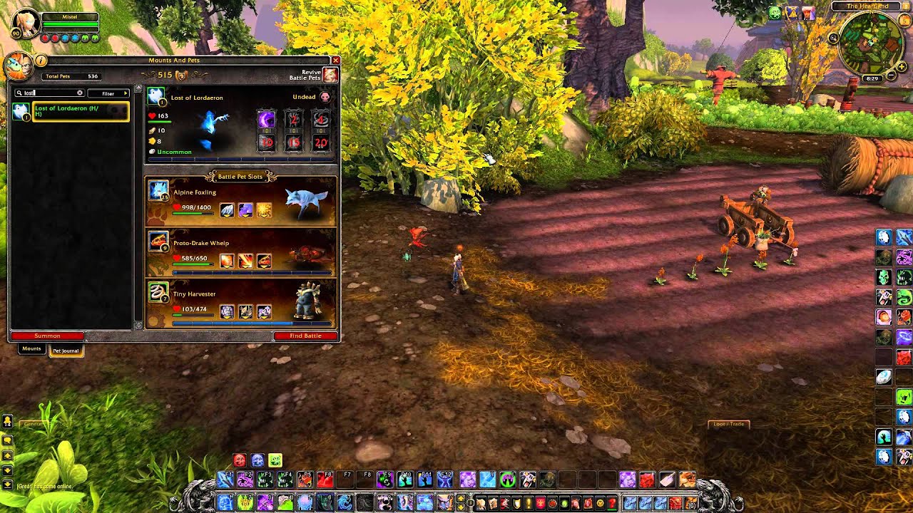 Top 5 Battle Pet to level before WoD - Mistels Pet Battles