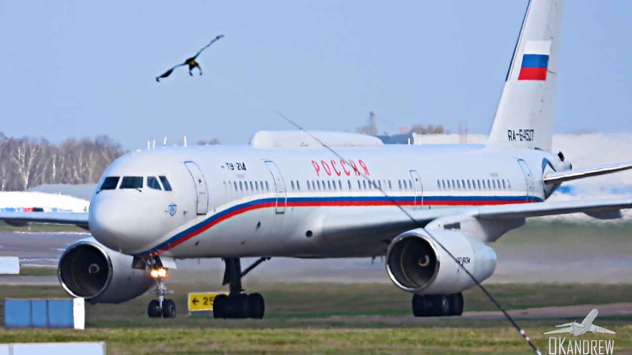 Ту-214 Серьезный самолет. Не посадка, а песня.