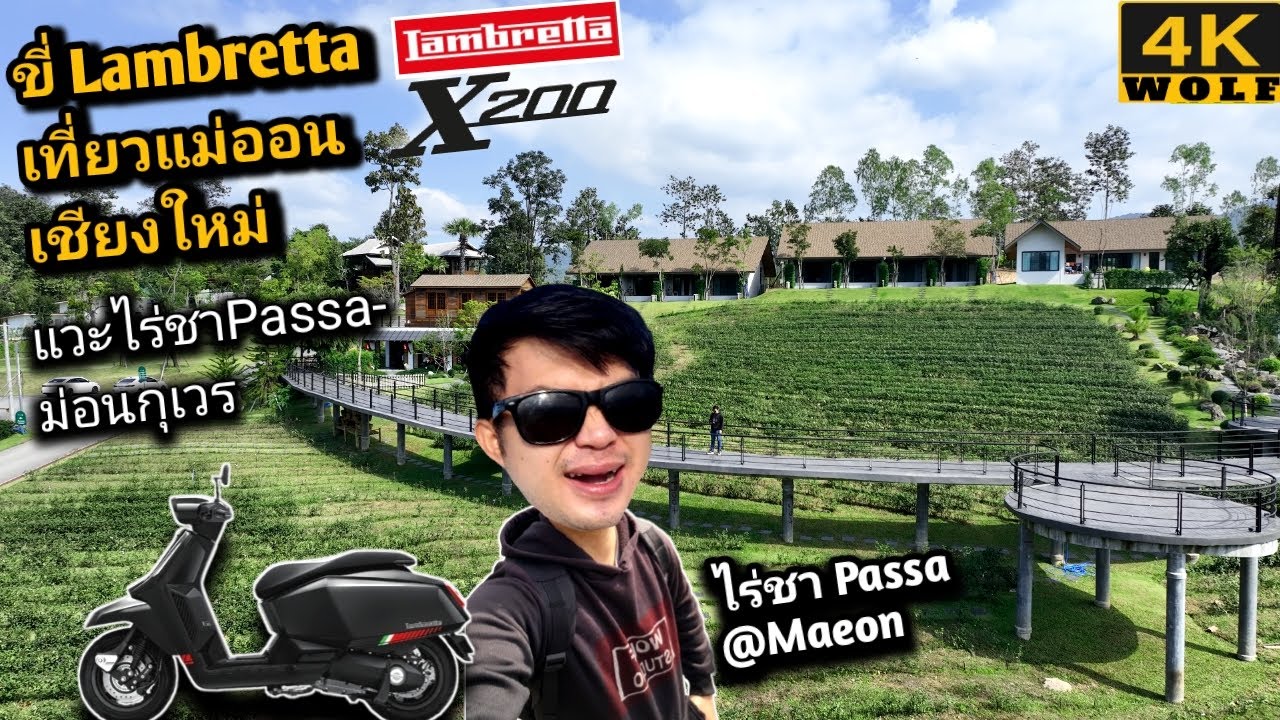 ขี่แลมไปไร่ชาผัสสะ แวะม่อนกุเวร เที่ยวแม่ออน,สันกำแพงแบบไปกลับ ONE DAY VLOG 2024
