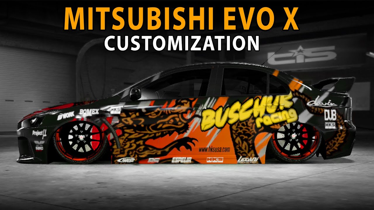 Midnight Club LA - Mitsubishi Evolution X (RYO) (Customization)