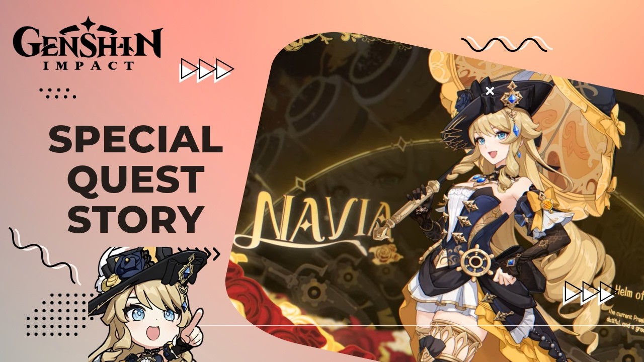 Genshin Impact | Characters Navia | Navia Story Quest #genshinimpact #hoyovers