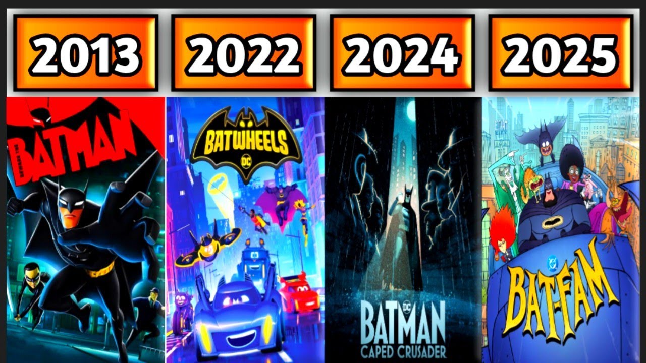ALL BATMAN ANIMATED SERIES (1968 - 2025)
