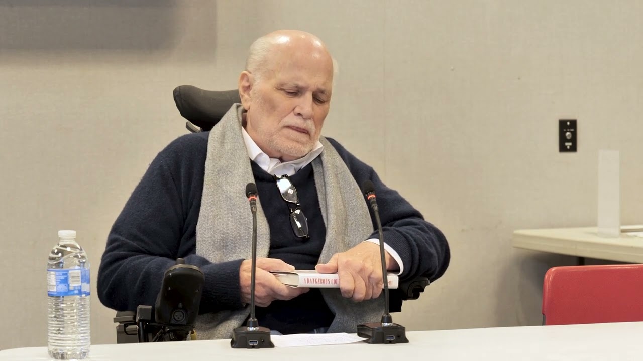 Ron Kovic speaking at Redondo Beach Library