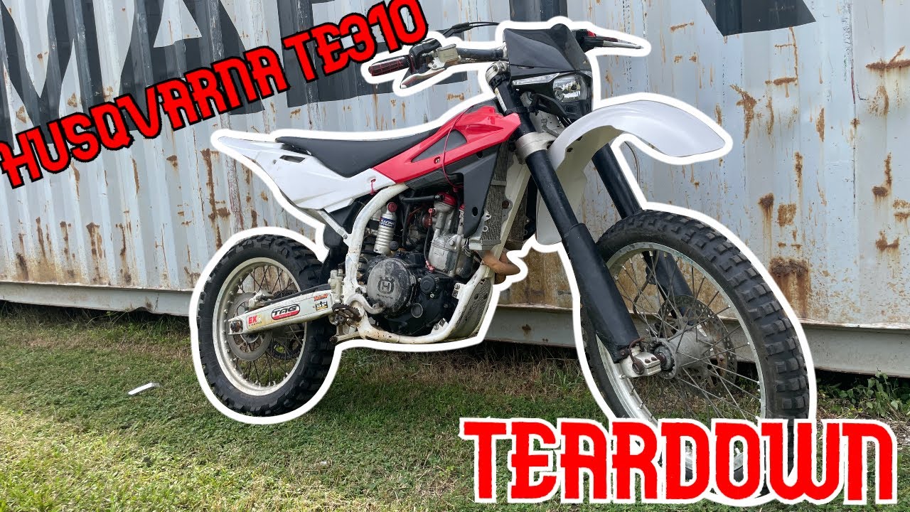 Husqvarna TE 310 Gets Disassembled by Mechanic! | Timelapse Teardown