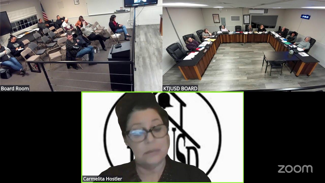 KTJUSD Board of Trustees Meeting 12-9-25
